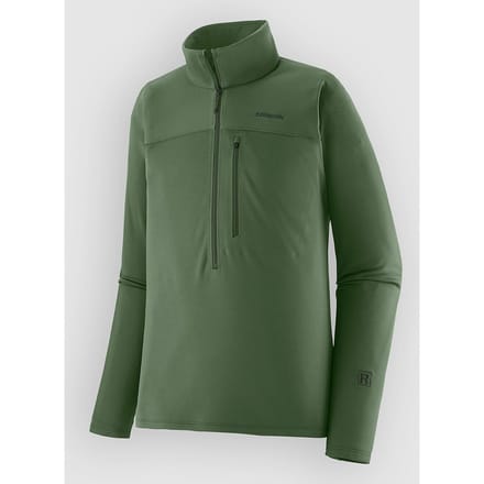 Patagonia R1 Ultralight 1/2 Half-Zip Sweater groen