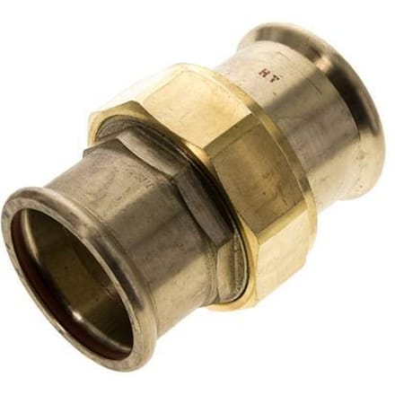 Perskoppeling wartelmoer - 54mm Persmof - Koperlegering Vlakke Afdichting
