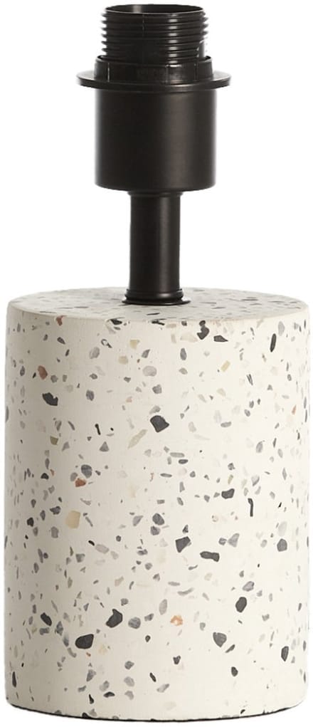 Light & Living Tafellamp Randy Terrazzo, 25cm (excl. kap) - Wit