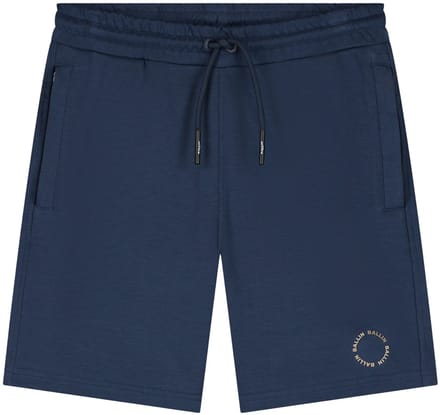 Ballin Amsterdam - Jongens Regular fit Shorts Sweat - Navy - Maat 16