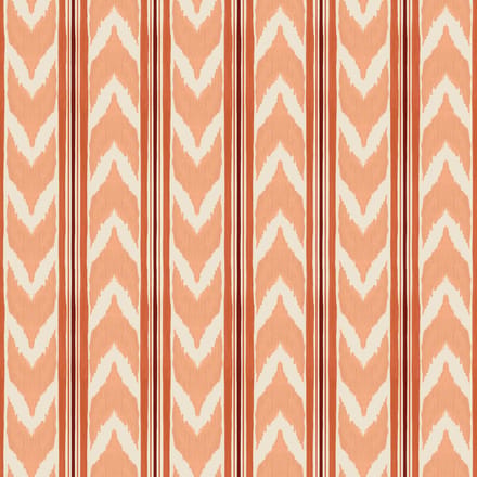 Behang Edgy Ikat perzik roze