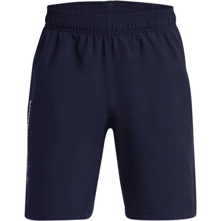 Under Armour UA Tech Woven Wordmark Short Unisex Sportbroek - Navy - Wit