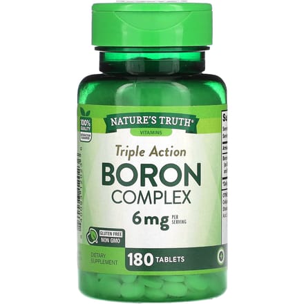 Complexe de Bore, Triple Action, 180 Comprimés (3 mg Par comprimé)