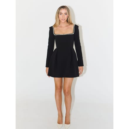 Odd Muse Pearl Dress Black Größe: XXS TALL | Minikleider Outlet | Damen | Schwarz