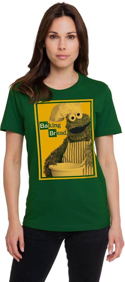Logoshirt T-Shirt Sesamstrasse - Krümelmonster | Baking Bread