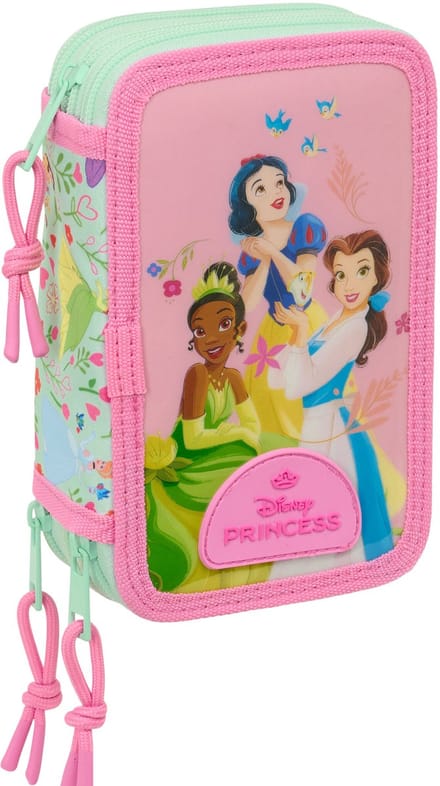 Disney Princess Gevuld Etui Bloom - 37 stuks - 19,5 x 12,5 x 5,5 cm - Polyester