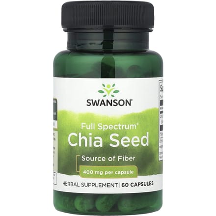 Graine de Chia Full Spectrum®, 400 mg, 60 capsules