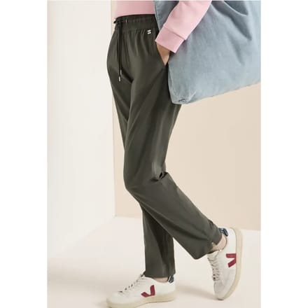 Mid Waist Slim Legs broek in casual fit