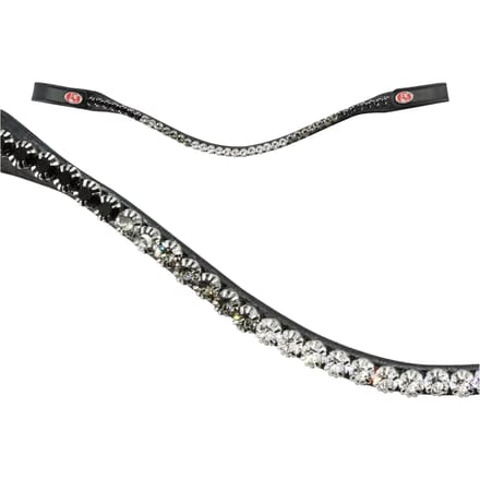Zadelketting schaduw diamant Kieffer Flexiloop Luxe curved browband lined