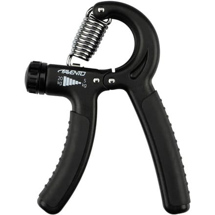 Avento Handknijper Verstelbaar - 5-20 kg - Zwart/Grijs