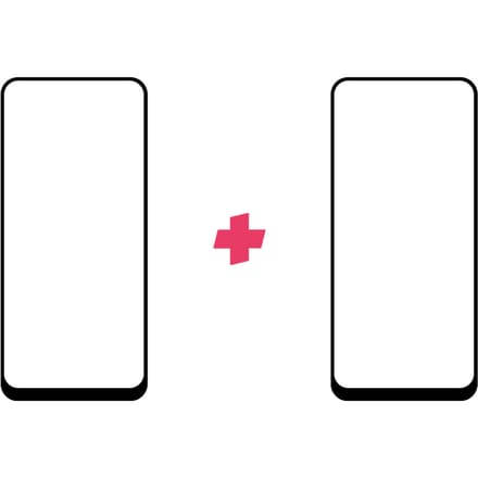 DuoPack: OPPO A53 screenprotector gehard glas Edge to Edge