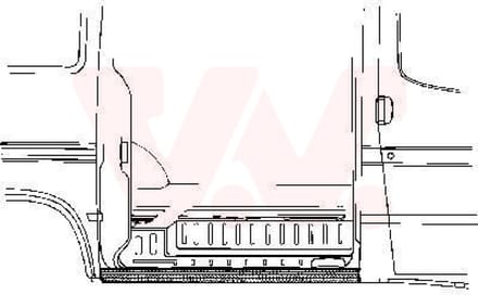 Van Wezel - ACHTER SCHERM VOOR FORD TRANSIT 1986-1991 ARC204931VWAN