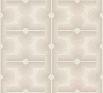 RETRO BEHANG | Grafisch - beige crème grijs - A.S. Création Retro Chic