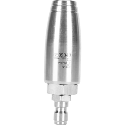 Hogedruk Roterende Nozzle 1/4inch Snelkoppeling 350bar RVS Hogedrukreiniger Roterend gray