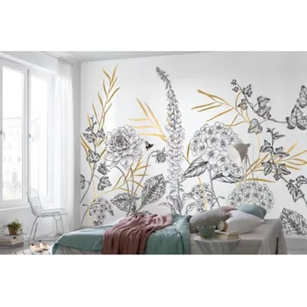 Fotobehang - Bumble Bee 400x280cm - Vliesbehang