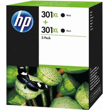 HP Inktcartridge 301XL (D8J45AE) Zwart Multipack Hoge capaciteit