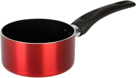 Kleine Koekenpan van Geperst Aluminium met Antiaanbaklaag, 14 cm, Rood