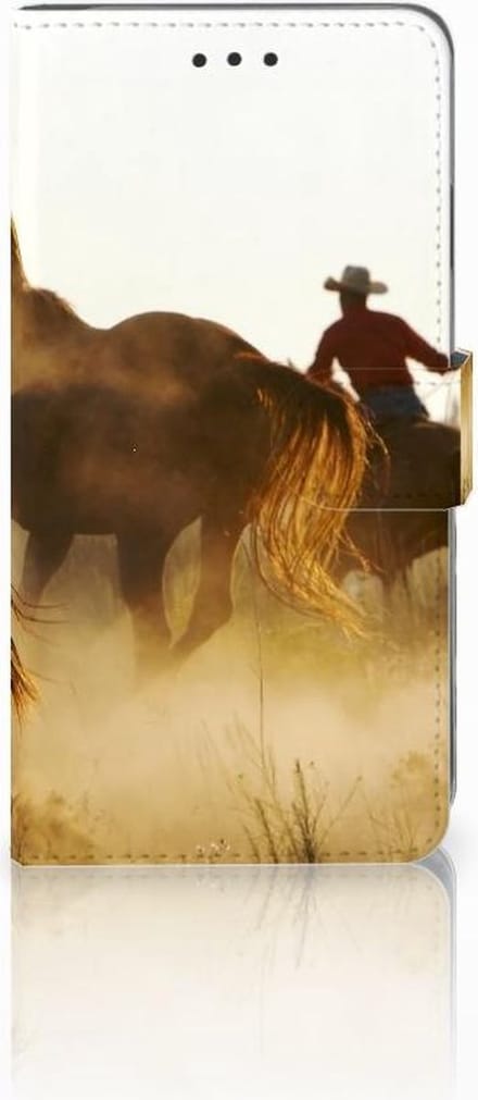 Apple iPhone Xs Max Telefoonhoesje met Pasjes Design Cowboy