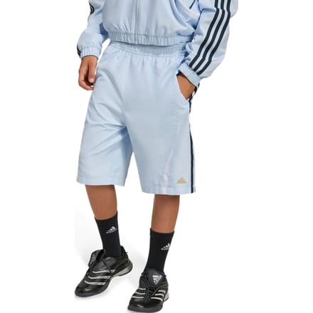 Adidas Teamgeist Korte Broeken Kinder - Blauw - Maat 147 - 152 CM - Poly Woven
