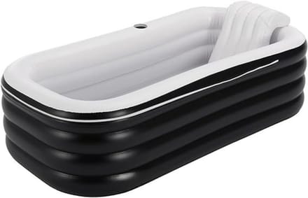 Zyrex® Jacuzzi Opblaasbaar - Jacuzzi - Zwart - 155cm x 81cm x 48cm