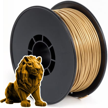 3D&Print PLA Filament 1,75mm - 3d Pen Vullingen Filiament Starterskit - Speelgoed - Goud - 250 Gram
