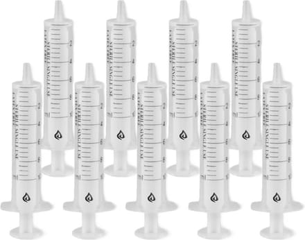 Spuit 10ml - 2 delig - Per Stuk Verpakt - 9stuks