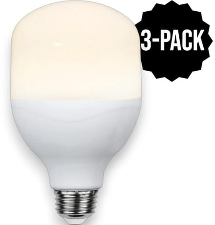3-Pack | Staaflamp - E27 - 18W - Extra Warm Wit - 2700K - Opaal