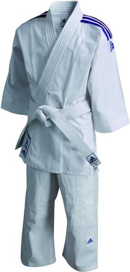 adidas J200E - Judopak - Kids - Maat 90-100 - Wit
