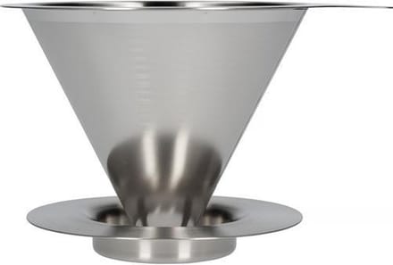 Hario Dripper V60-02 - Double Mesh Metal Dripper RVS