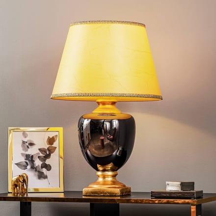 ONLI Tafellamp Mozart in spiegelend grijs/goud
