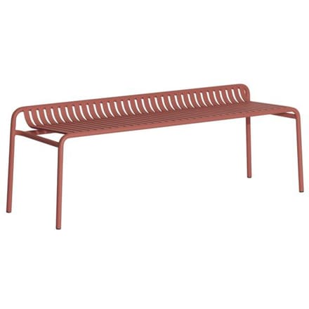 Petite Friture Week-End Bank zonder rugleuning - terracotta