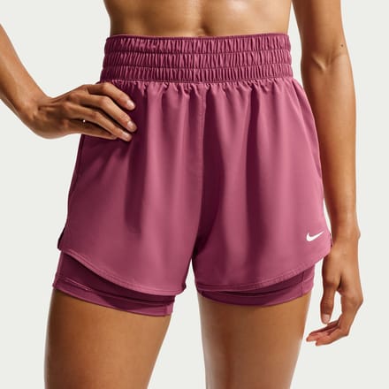 Nike Dri-Fit One High Rise 2in1 3in Shorts Dames