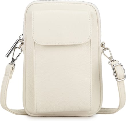 Giuliano kunstlederen telefoontas Roos - Beige - Dames