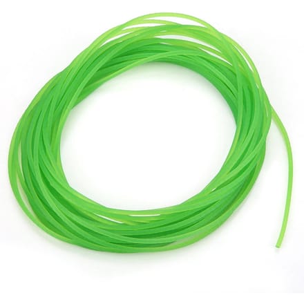 Courroie ronde en polyuréthane PU à surface rugueuse verte pour transmission(12 mm x 3 m)