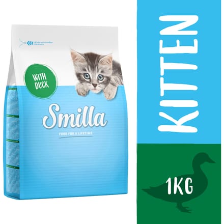 Smilla Kitten met Eend Kattenvoer - 1 kg
