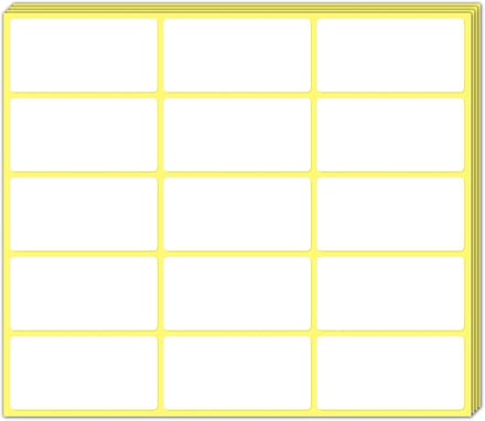 Zelfklevende Etiketten Stickers Labels - 525 Stuks, 80 x 40 mm