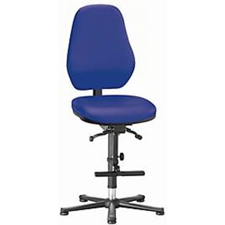 Labostoel LEANOS 9136, kunstleer, Stamskin Top blauw