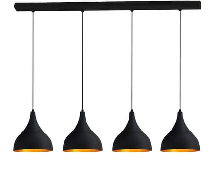 Bamyum Hanglamp Metalen Lamp Zwart Plafondlamp Modern Ceiling Lamp