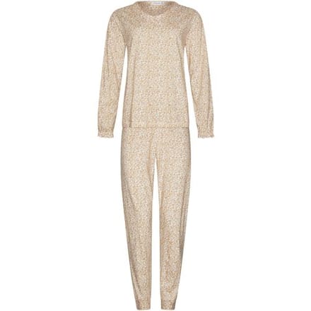 Pastunette - Beige Animal - Pyjama - Bio Katoen - Beige - Maat 50