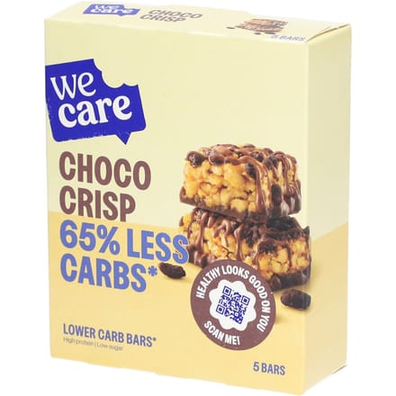 WeCare - Lower Carb - Bar - Choco Crisp - 5 x 30 gr