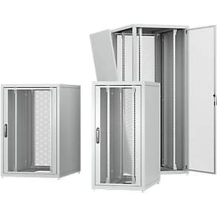 PX serverkast, plaatstaal, gepoedercoat/gegalvaniseerd, B 800 x D 1000 x H 2000 mm