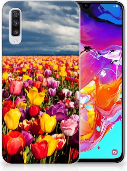 Samsung Galaxy A70 TPU Case Tulpen