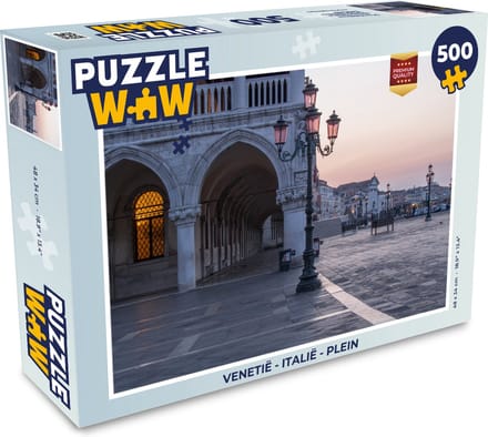 Puzzel Venetië - Italië - Plein - Legpuzzel - Puzzel 500 stukjes