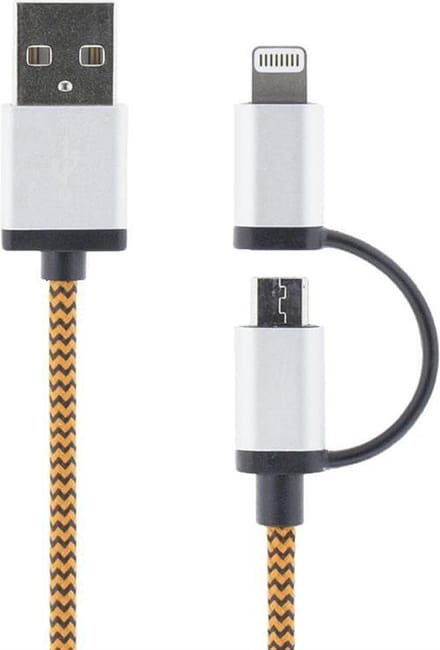 Deltaco Streetz IPLH-241 - data / power cable - Lightning / USB - 1 m