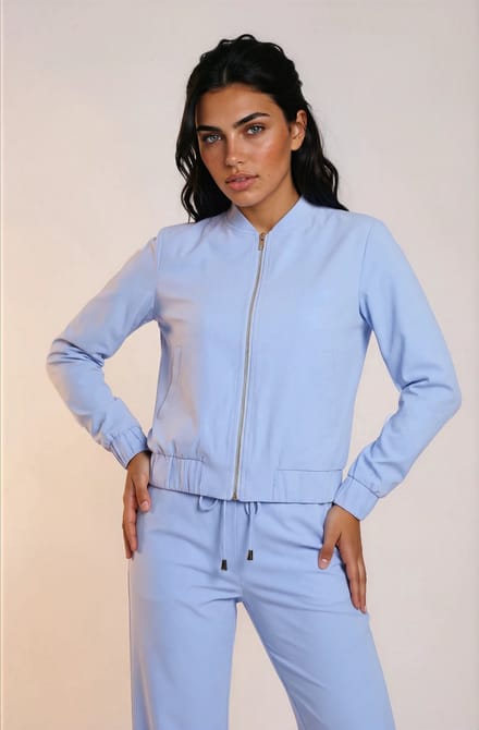 MI PIACE - Travel Bomberjack Uni 2463 Lavender Blue - Maat : S