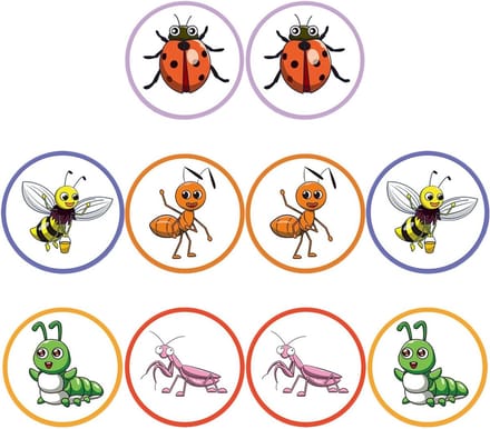 Zindelijkheid stickers - Potty stickers - Kinderen trainen - Kleurveranderend effect - 10 stuks - Multi