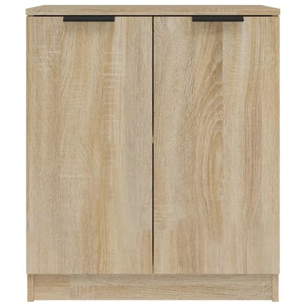 vidaXL - Dressoir - 60x30x70 - cm - bewerkt - hout - sonoma - eikenkleurig