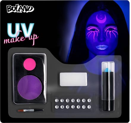 Boland - Set schmink Bright witch UV - - Schminkset - Halloween - Heks - Tovenaar - Fantasy - Horror - Schmink