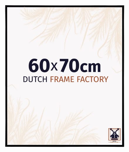Fotolijst 60x70 cm - Kunststof - Zwart Mat - Easy