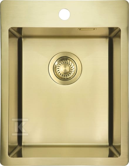 DEANTE Olfato Precious Speolbak 390x505x200mm staal kleur goud